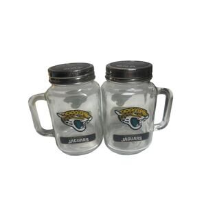 NFL Official Jaguar Mason Jar glass. Set of 2